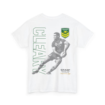 Nathan Cleary Kangaroos Graphic Tee Graphic Tees Australia Graphic T-Shirt Australia -  Cool Graphic T-Shirts Online -  Nathan Cleary Kangaroos T-Shirt | Kangaroos Supporters Gear