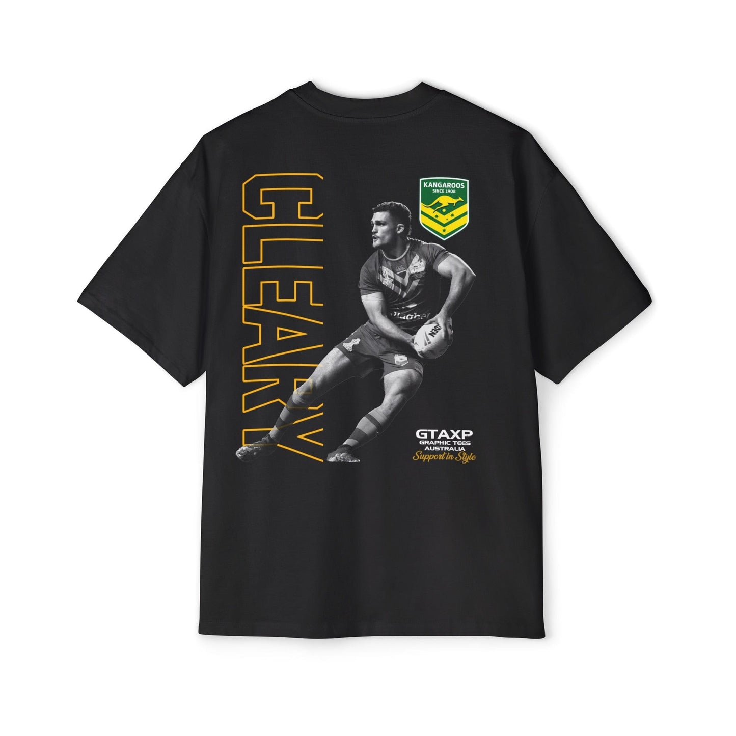 Nathan Cleary Kangaroos Oversized Tee Graphic Tees Australia Graphic T-Shirt Australia -  Cool Graphic T-Shirts Online -  Nathan Cleary Kangaroos Oversized Tee | Rugby League Tees