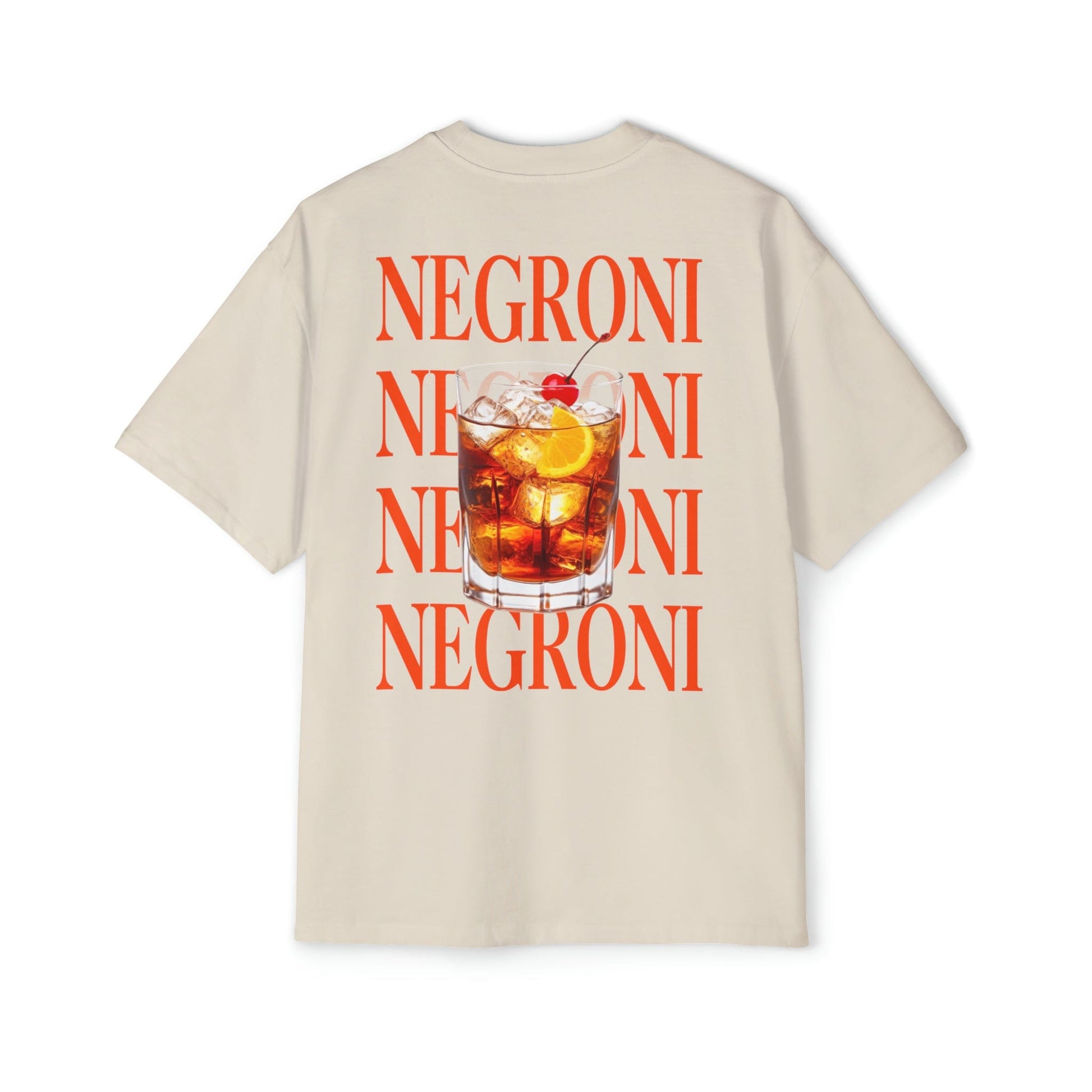 Negroni Oversized Tee Graphic Tees Australia Ecru / S Graphic T-Shirt Australia -  Cool Graphic T-Shirts Online -  Negroni Oversized Tee Australia | Oversized Graphic T-Shirts