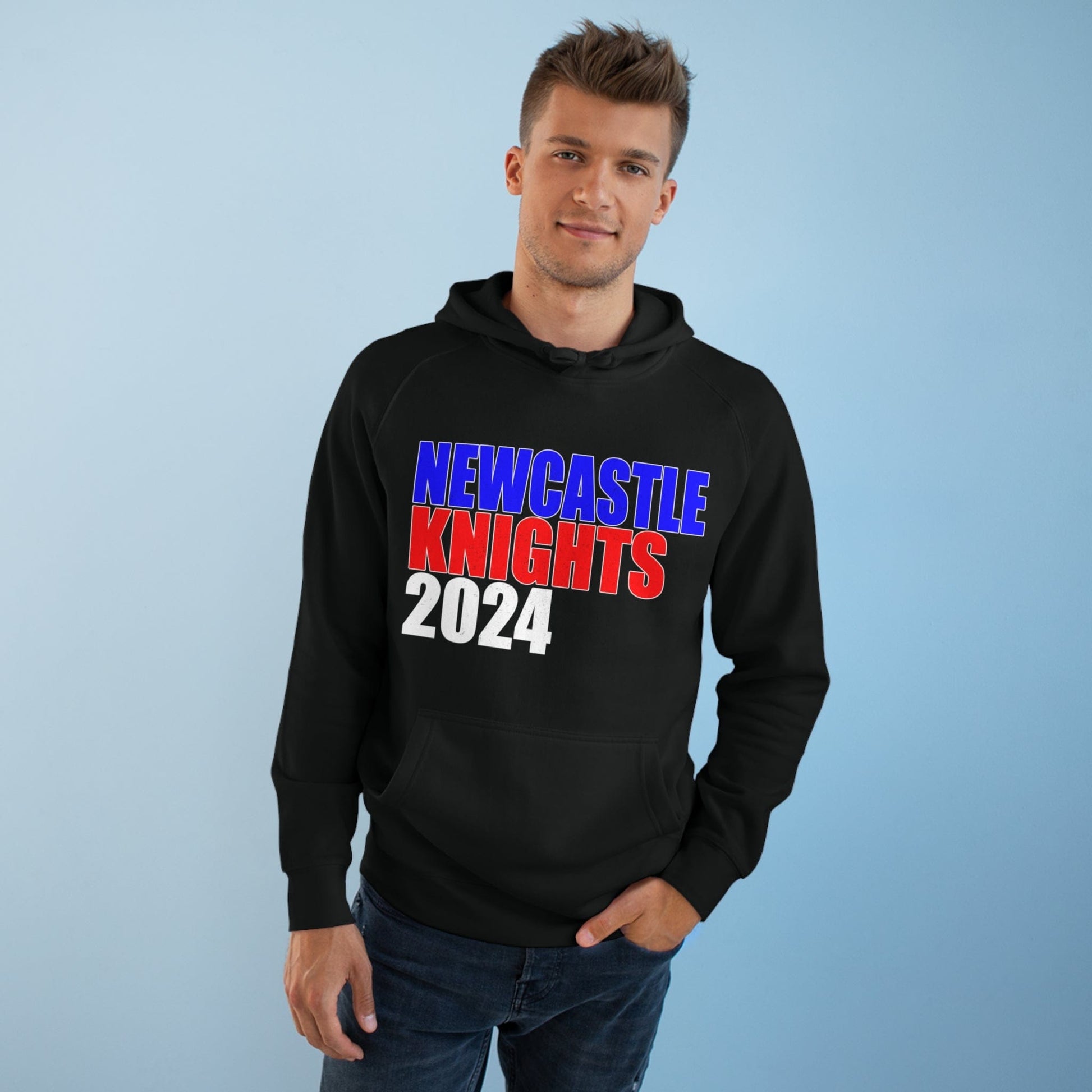 Newcastle Knights 2024 Hoodie Graphic Tees Australia Black / XS Graphic T-Shirt Australia -  Cool Graphic T-Shirts Online -  Newcastle Knights 2024 Hoodie | NRL hoodies Australia