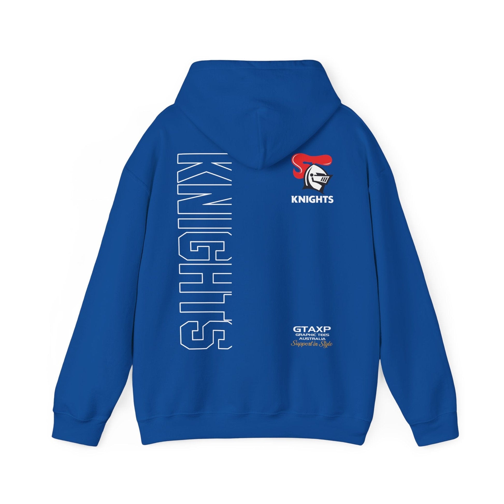 Newcastle Knights Duo Hoodie Printify Graphic T-Shirt Australia -  Cool Graphic T-Shirts Online - 