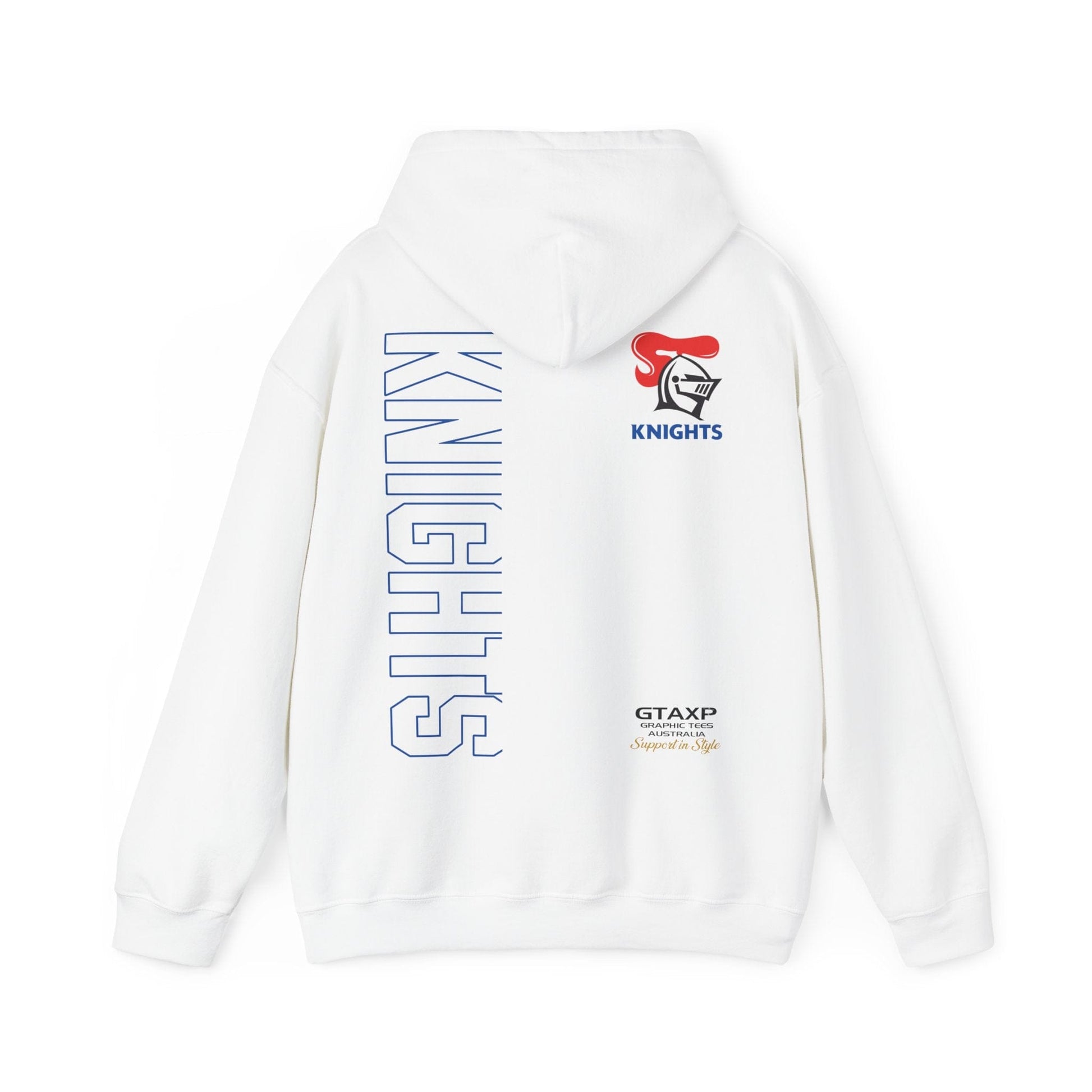 Newcastle Knights Duo Hoodie Printify Graphic T-Shirt Australia -  Cool Graphic T-Shirts Online - 