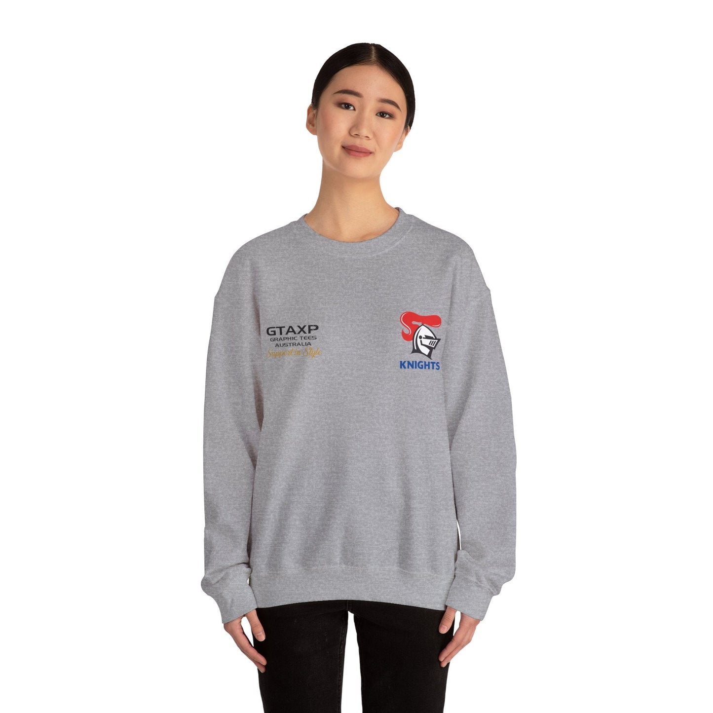 Newcastle Knights Duo Jumper Graphic Tees Australia Graphic T-Shirt Australia -  Cool Graphic T-Shirts Online -  Newcastle Knights Duo Jumper | Newcastle Knights Crew Sweater