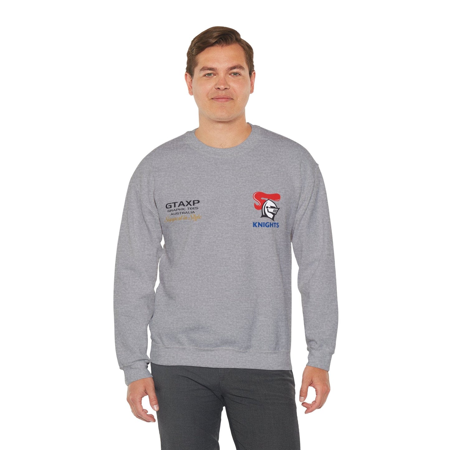 Newcastle Knights Duo Jumper Graphic Tees Australia Graphic T-Shirt Australia -  Cool Graphic T-Shirts Online -  Newcastle Knights Duo Jumper | Newcastle Knights Crew Sweater