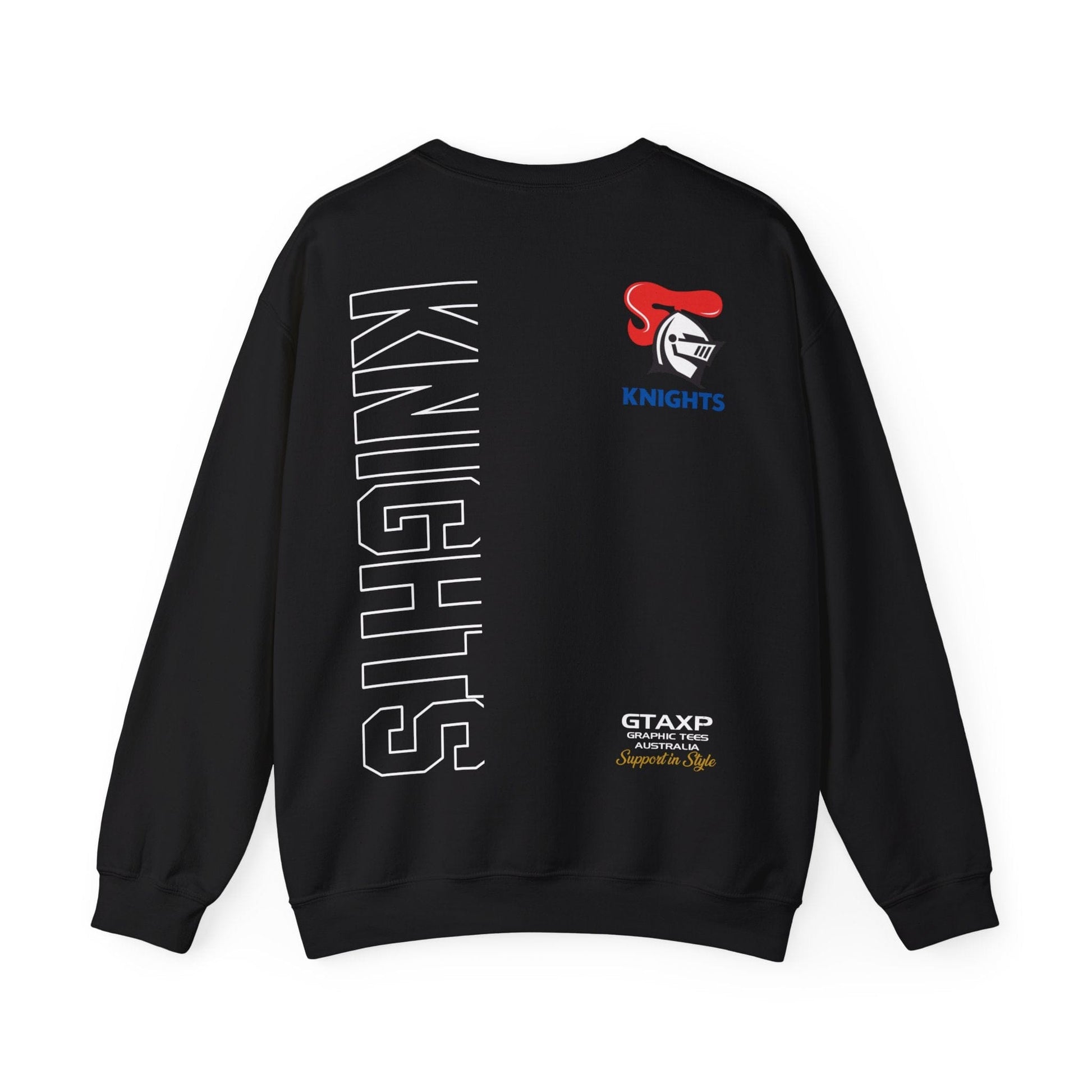 Newcastle Knights Duo Jumper Printify Graphic T-Shirt Australia -  Cool Graphic T-Shirts Online - 