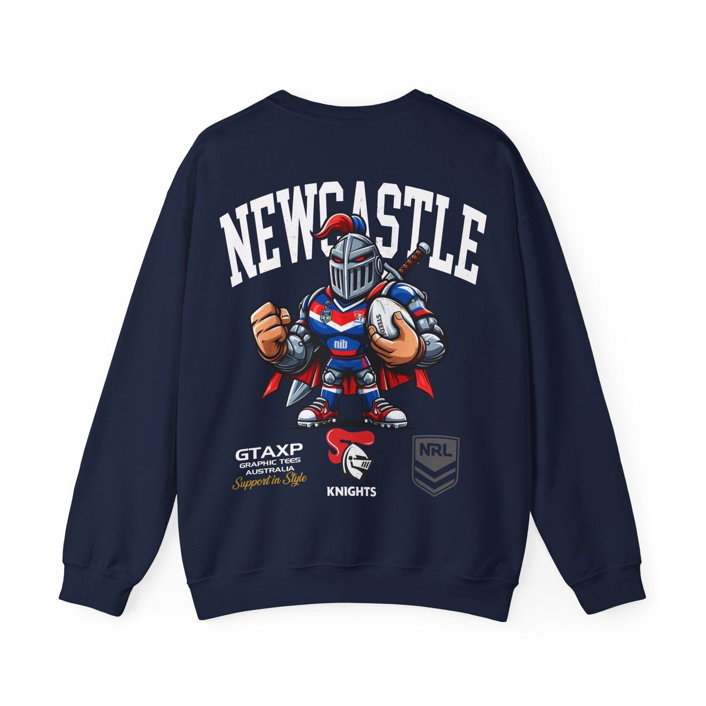 Newcastle Knights Knytro Jumper Graphic Tees Australia Graphic T-Shirt Australia -  Cool Graphic T-Shirts Online -  Newcastle Knights Knytro Jumper | Newcastle Knights Crew Sweater