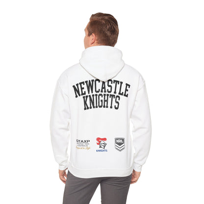 Newcastle Knights NRL Hoodie Printify White / S Graphic T-Shirt Australia -  Cool Graphic T-Shirts Online - 