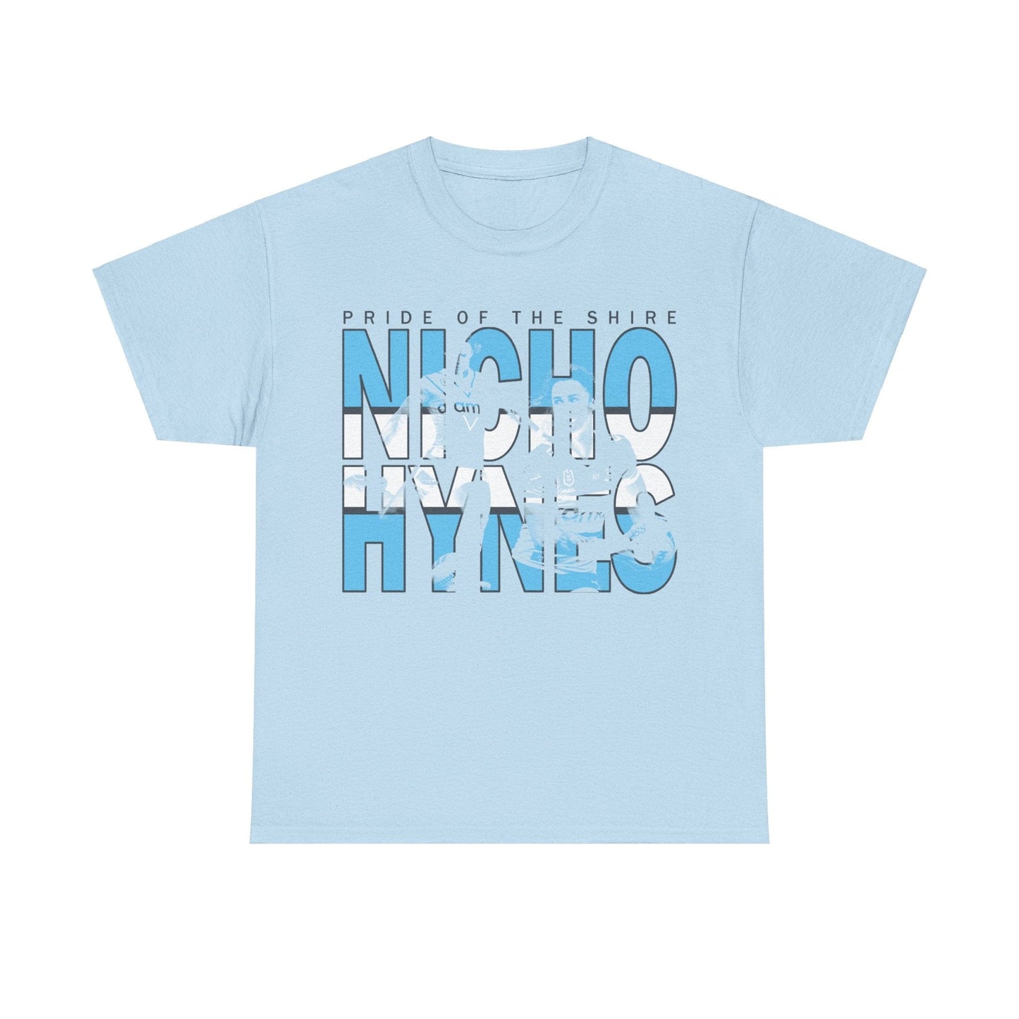 Nicho Hynes Pride Of The Shire Graphic Tee Graphic Tees Australia Light Blue / S Graphic T-Shirt Australia -  Cool Graphic T-Shirts Online -  Nicho Hynes Pride Of The Shire T-Shirt | Nicho Hynes Merchandise