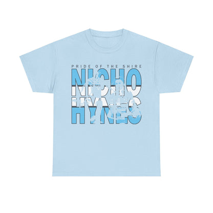 Nicho Hynes Pride Of The Shire Graphic Tee Graphic Tees Australia Light Blue / S Graphic T-Shirt Australia -  Cool Graphic T-Shirts Online -  Nicho Hynes Pride Of The Shire T-Shirt | Nicho Hynes Merchandise