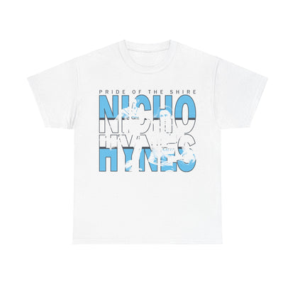 Nicho Hynes Pride Of The Shire Graphic Tee Graphic Tees Australia White / S Graphic T-Shirt Australia -  Cool Graphic T-Shirts Online -  Nicho Hynes Pride Of The Shire T-Shirt | Nicho Hynes Merchandise