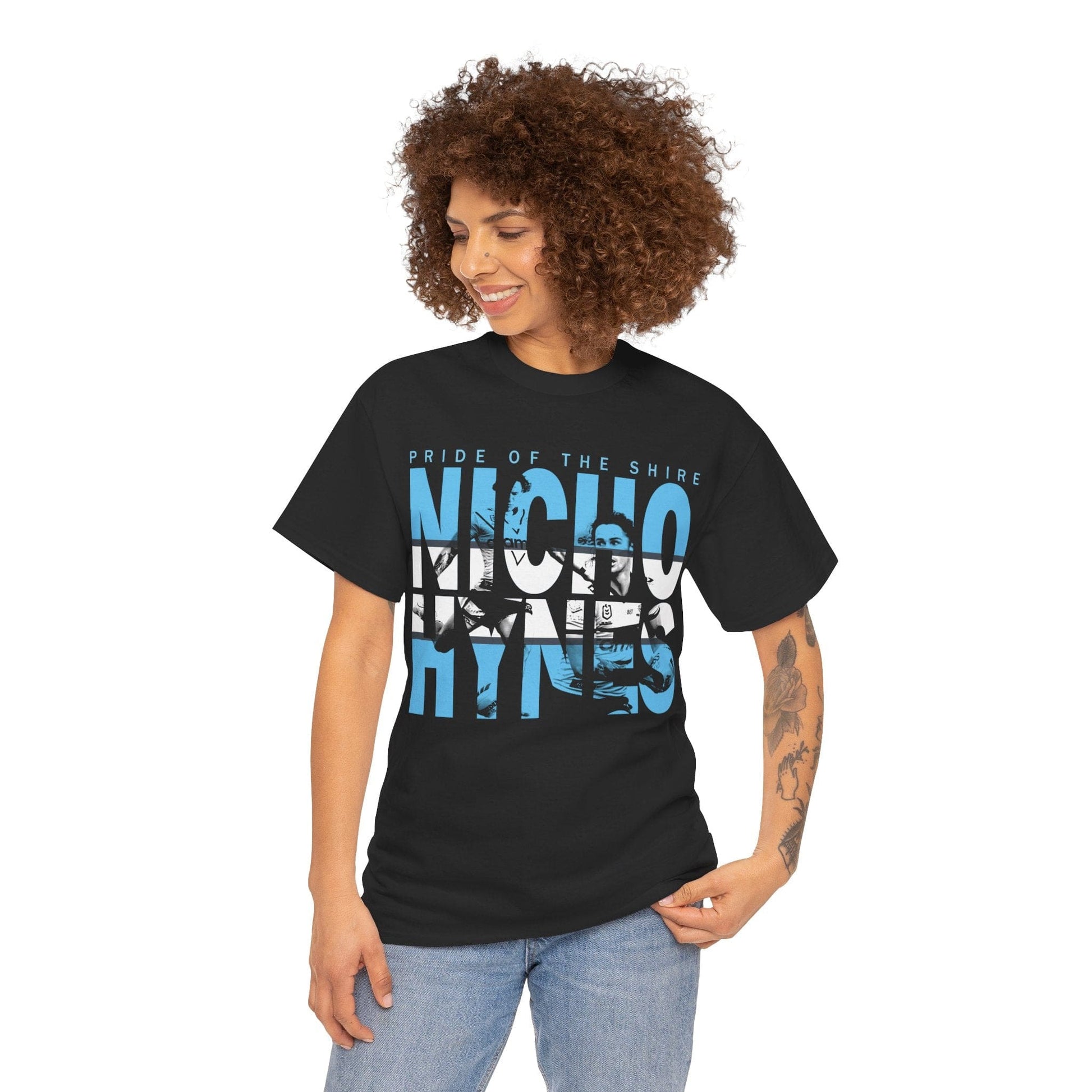 Nicho Hynes Pride Of The Shire Graphic Tee Graphic Tees Australia Graphic T-Shirt Australia -  Cool Graphic T-Shirts Online -  Nicho Hynes Pride Of The Shire T-Shirt | Nicho Hynes Merchandise