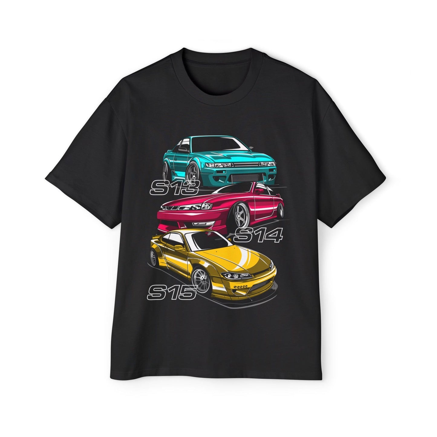 Nissan Silvia Oversized Tee Printify Graphic T-Shirt Australia -  Cool Graphic T-Shirts Online - 