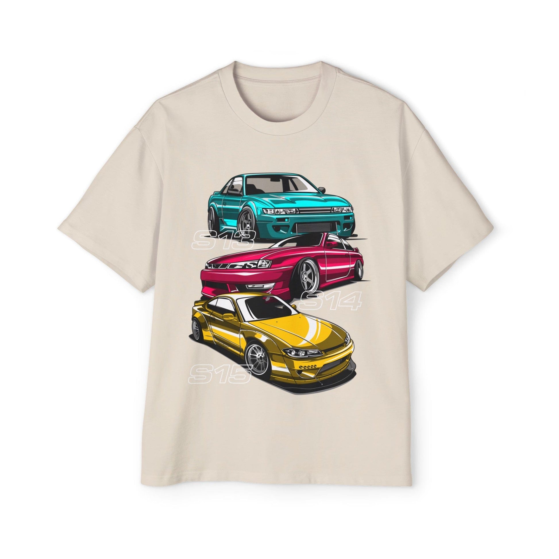 Nissan Silvia Oversized Tee Printify Graphic T-Shirt Australia -  Cool Graphic T-Shirts Online - 