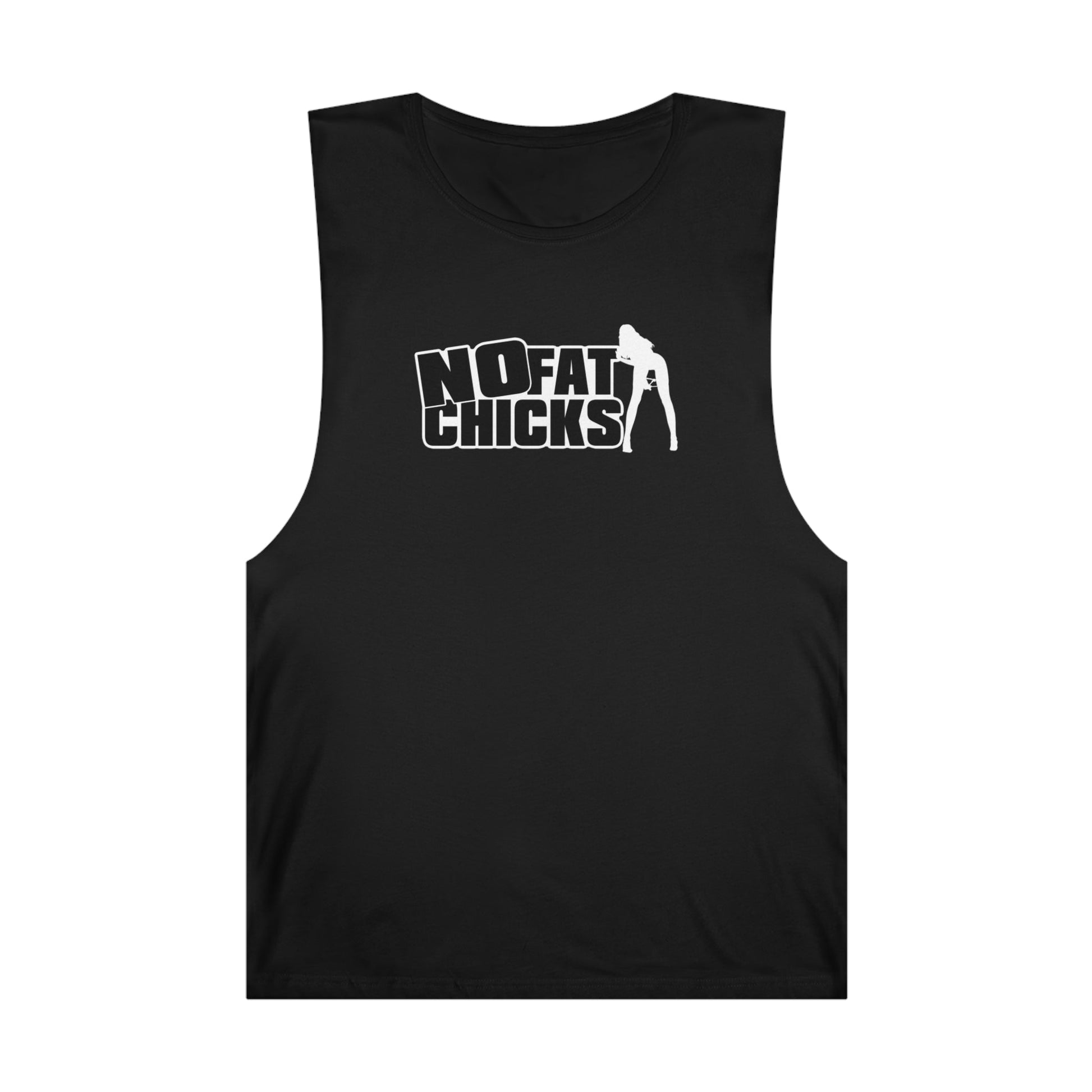 No Fat Chicks Tank Top Graphic Tees Australia Graphic T-Shirt Australia -  Cool Graphic T-Shirts Online -  No Fat Chicks Tank Top | Offensive Tank Tops