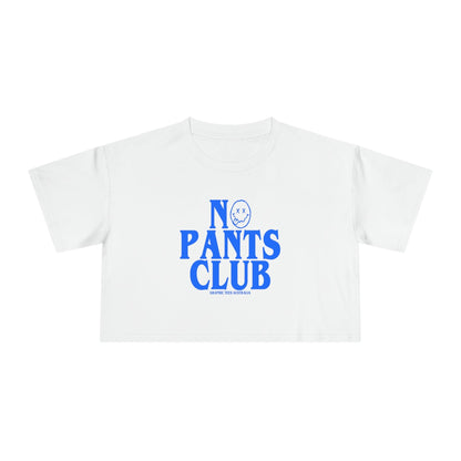 No Pants Club Crop Tee Graphic Tees Australia Graphic T-Shirt Australia -  Cool Graphic T-Shirts Online -  No Pants Club Crop Tee | Womens Crop T-Shirts Australia