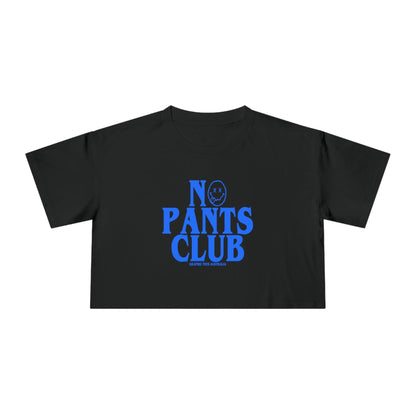 No Pants Club Crop Tee Graphic Tees Australia Graphic T-Shirt Australia -  Cool Graphic T-Shirts Online -  No Pants Club Crop Tee | Womens Crop T-Shirts Australia