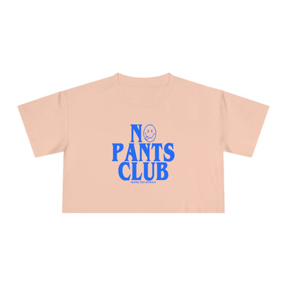 No Pants Club Crop Tee Graphic Tees Australia Graphic T-Shirt Australia -  Cool Graphic T-Shirts Online -  No Pants Club Crop Tee | Womens Crop T-Shirts Australia