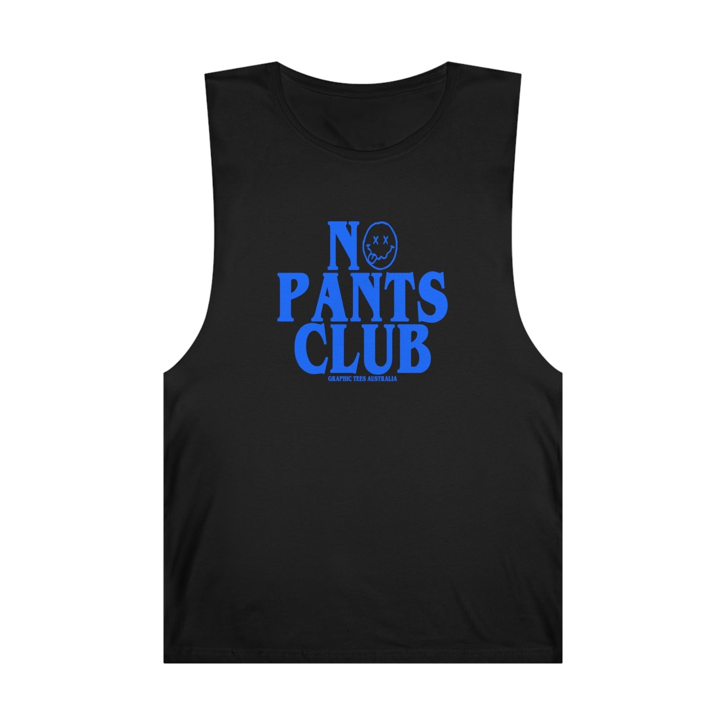 No Pants Club Tank Top Graphic Tees Australia Graphic T-Shirt Australia -  Cool Graphic T-Shirts Online - 