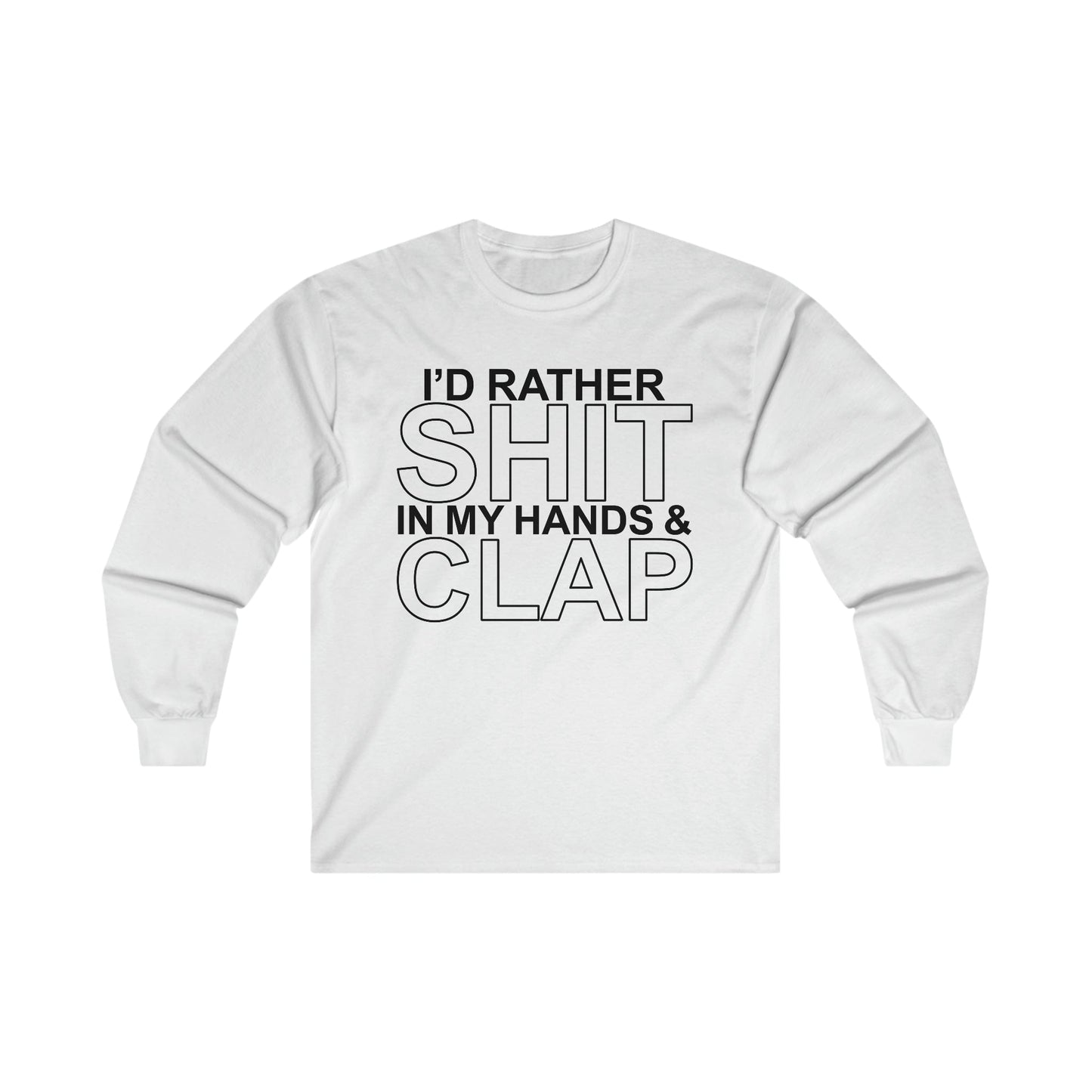 No Thanks Long Sleeve Graphic Tees Australia S / White Graphic T-Shirt Australia -  Cool Graphic T-Shirts Online -  No Thanks Long Sleeve | Cool Long Sleeve T-Shirts Australia