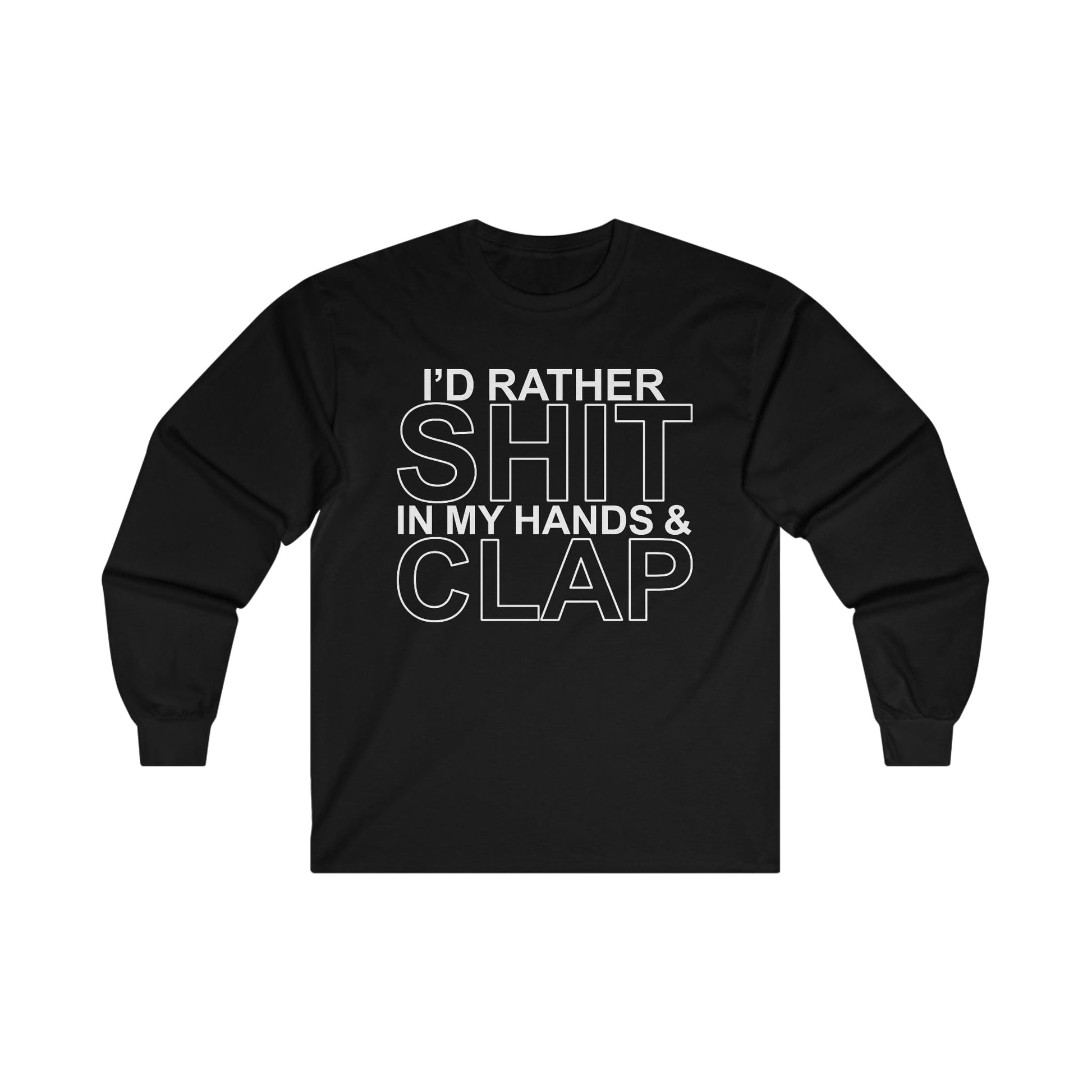 No Thanks Long Sleeve Graphic Tees Australia S / Black Graphic T-Shirt Australia -  Cool Graphic T-Shirts Online -  No Thanks Long Sleeve | Cool Long Sleeve T-Shirts Australia