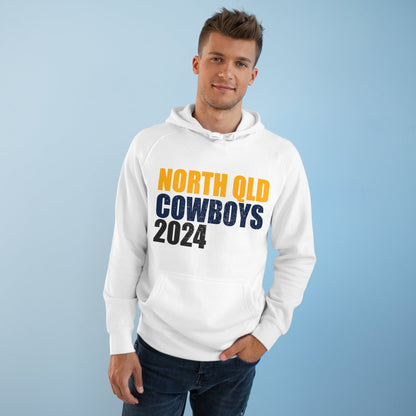 North QLD Cowboys 2024 Hoodie Graphic Tees Australia White / XS Graphic T-Shirt Australia -  Cool Graphic T-Shirts Online -  North QLD Cowboys 2024 Hoodie | NRL Hoodies Australia