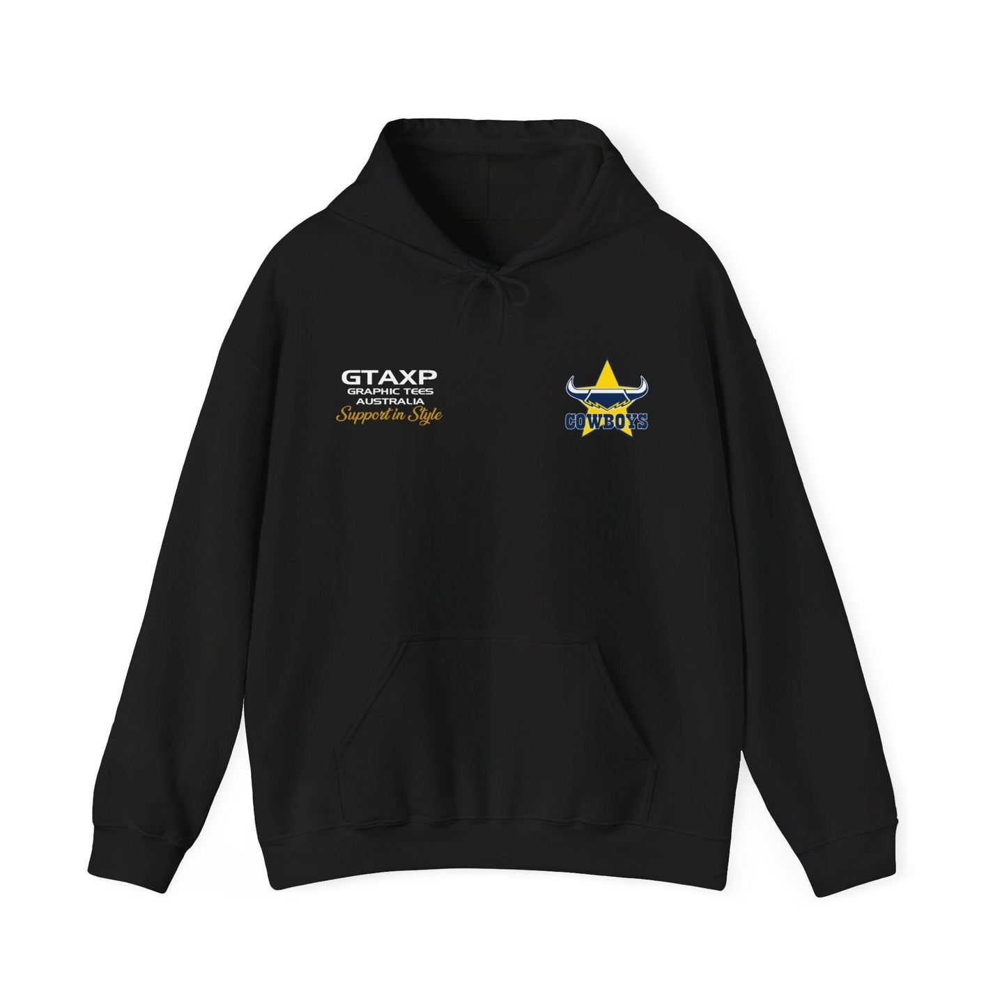 North Queensland Cowboys Bluey Hoodie Printify Graphic T-Shirt Australia -  Cool Graphic T-Shirts Online - 