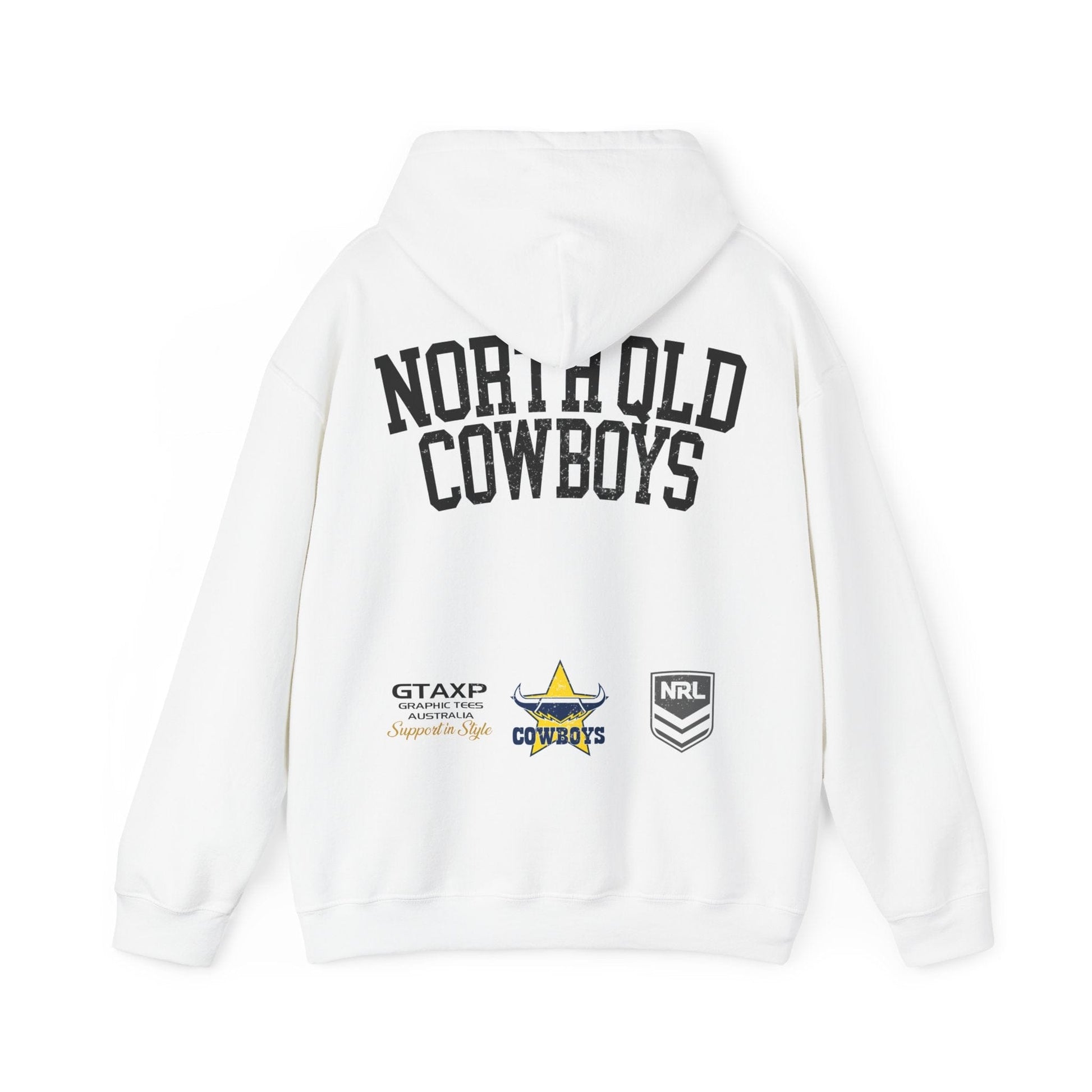 North Queensland Cowboys NRL Hoodie Printify Graphic T-Shirt Australia -  Cool Graphic T-Shirts Online - 