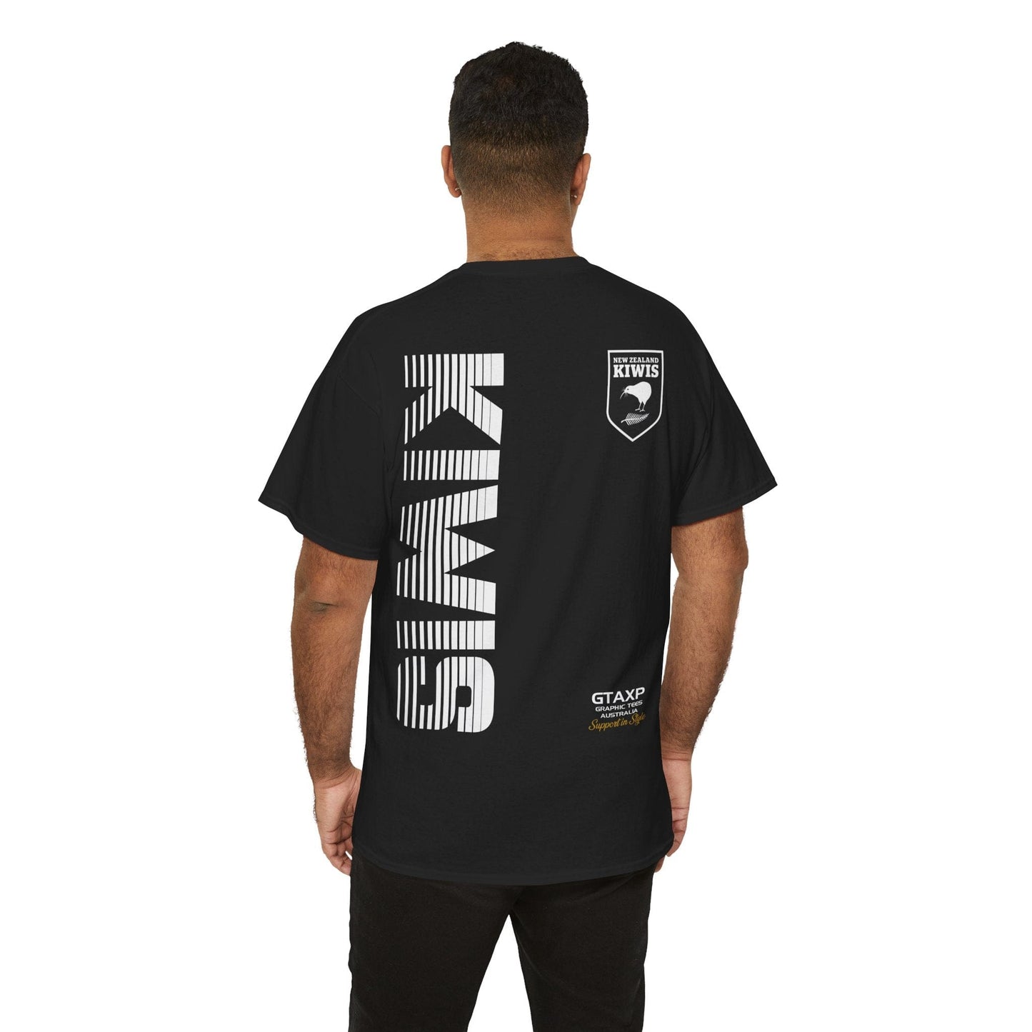 NZ Kiwis World Cup Graphic Tee Graphic Tees Australia Black / S Graphic T-Shirt Australia -  Cool Graphic T-Shirts Online -  NZ Kiwis World Cup T-Shirt | Kiwis World Cup Merchandise