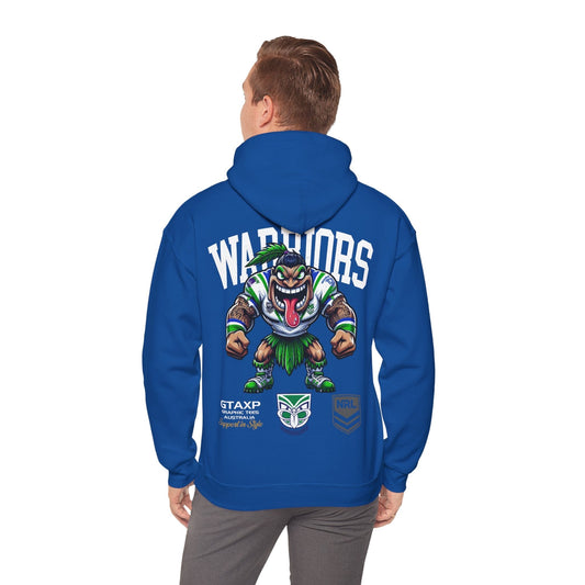 NZ Warriors Tiki Hoodie Printify Royal / S Graphic T-Shirt Australia -  Cool Graphic T-Shirts Online - 