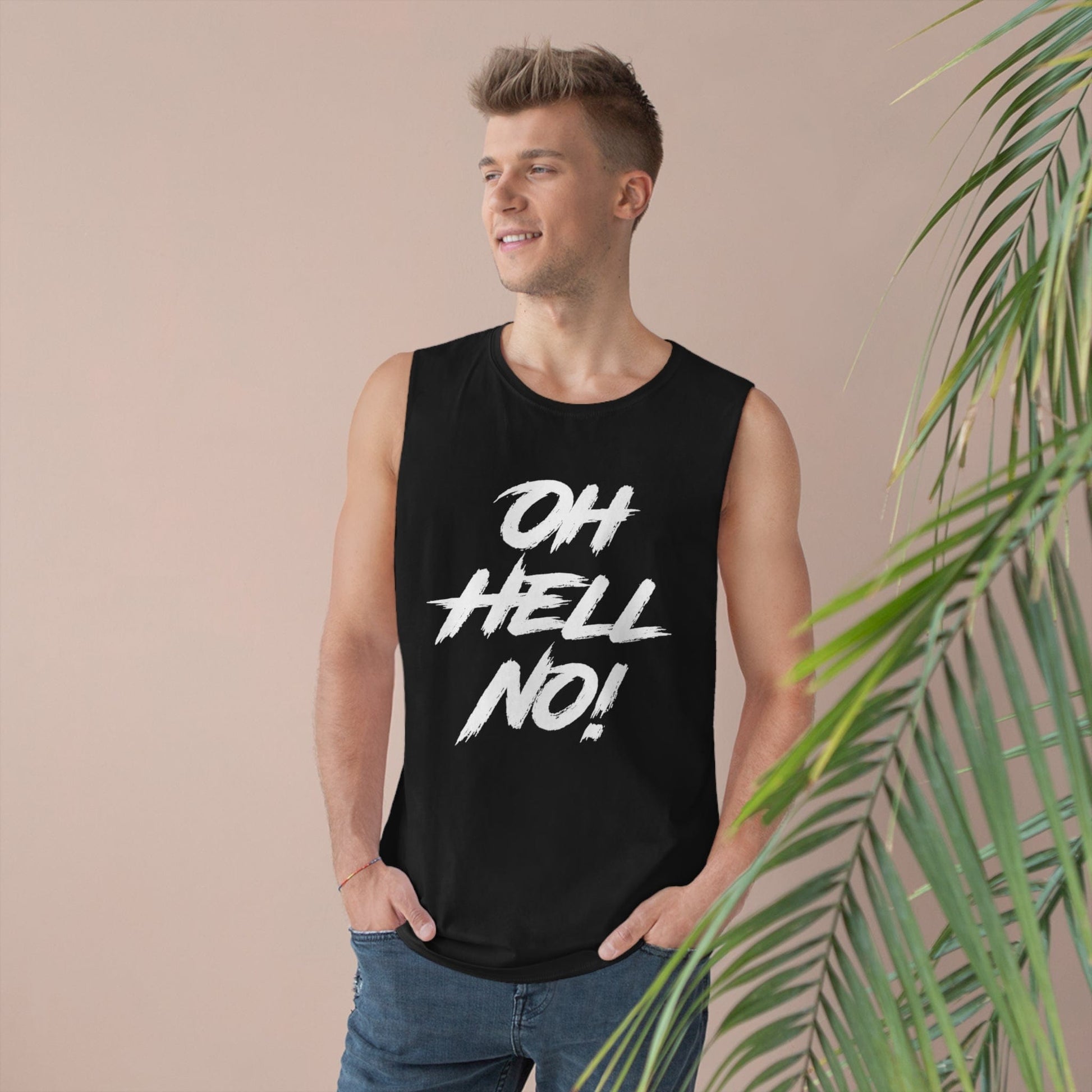 Oh Hell No Tank Top Graphic Tees Australia Graphic T-Shirt Australia -  Cool Graphic T-Shirts Online -  Oh Hell No Tank Top | Cool Tank Tops & Singlets Australia