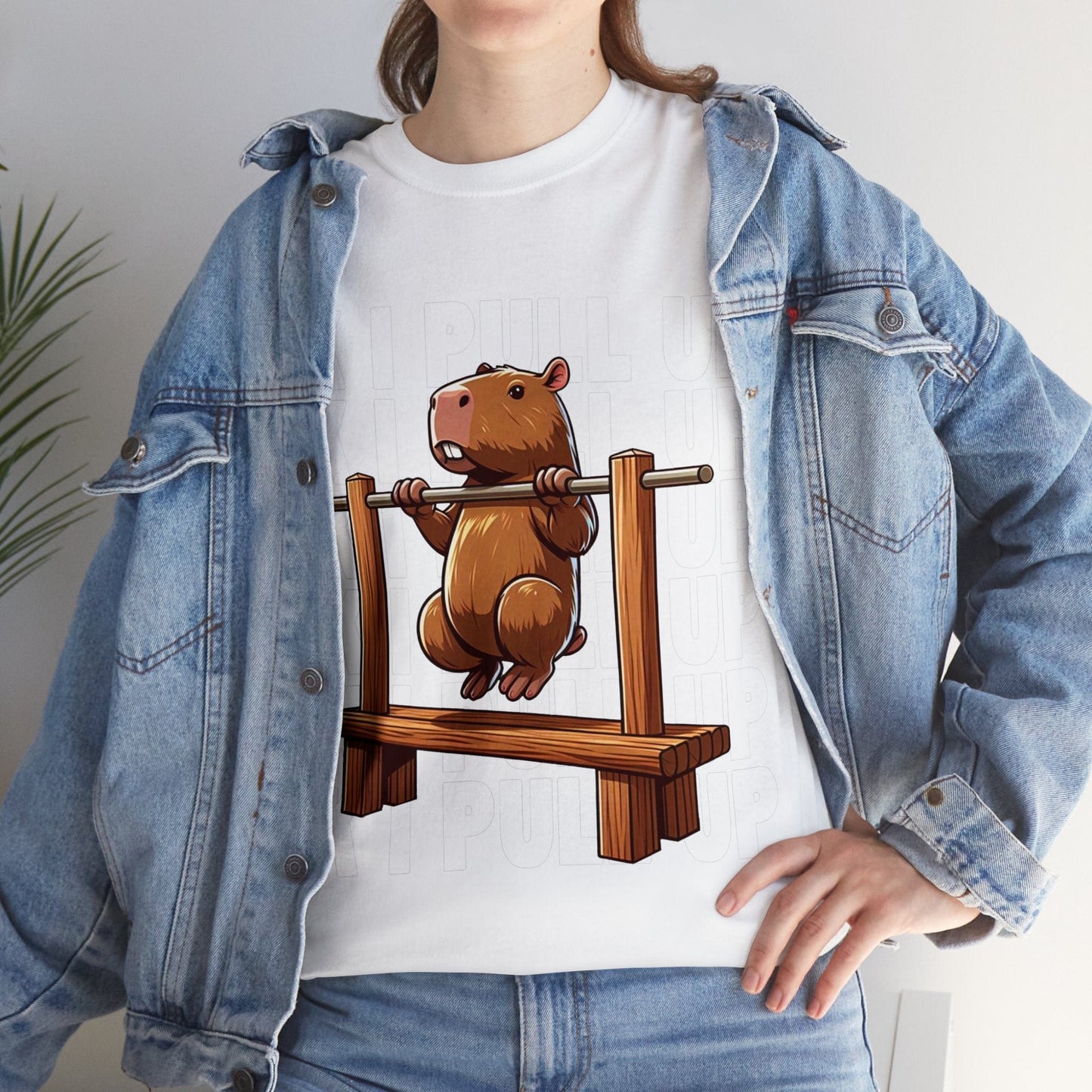 Ok I Pull Up Capybara Graphic Tee Graphic Tees Australia Graphic T-Shirt Australia -  Cool Graphic T-Shirts Online -  Ok I Pull Up Capybara T-Shirt | Funny Graphic Tees Australia