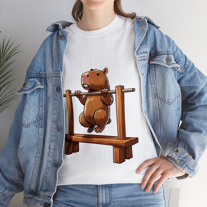 Ok I Pull Up Capybara Graphic Tee Graphic Tees Australia Graphic T-Shirt Australia -  Cool Graphic T-Shirts Online -  Ok I Pull Up Capybara T-Shirt | Funny Graphic Tees Australia