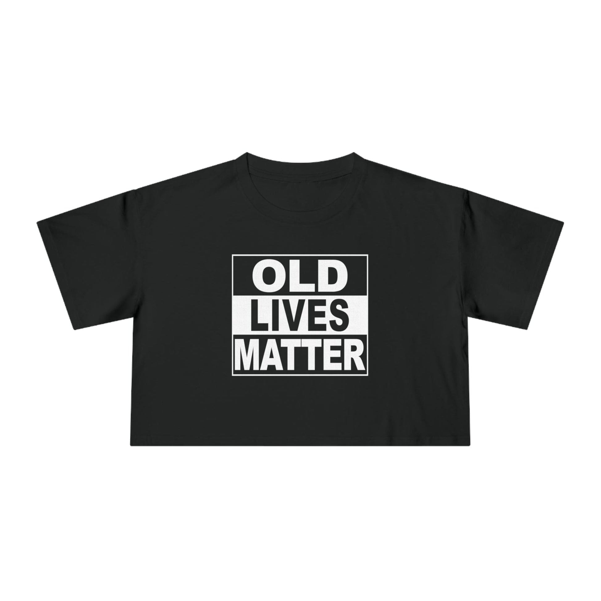 Old Lives Matter Crop Tee Graphic Tees Australia Graphic T-Shirt Australia -  Cool Graphic T-Shirts Online -  Old Lives Matter Crop Tee | Womens Graphic T-Shirts Australia