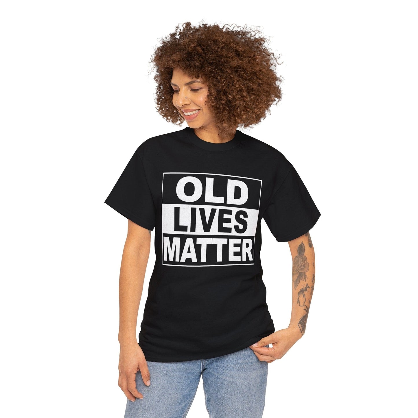 Old Lives Matter Graphic Tee Graphic Tees Australia Graphic T-Shirt Australia -  Cool Graphic T-Shirts Online -  Old Lives Matter T-Shirt | Cool Graphic Tees Australia