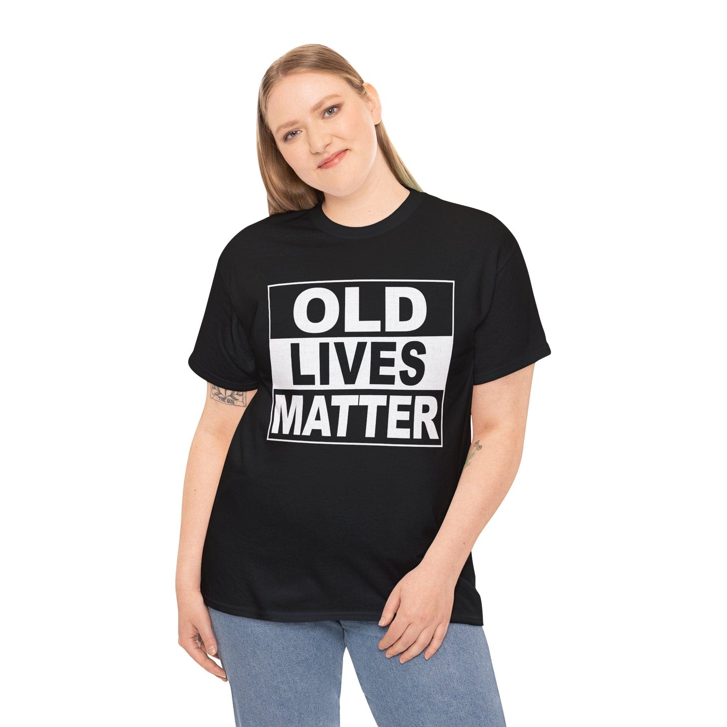 Old Lives Matter Graphic Tee Graphic Tees Australia Graphic T-Shirt Australia -  Cool Graphic T-Shirts Online -  Old Lives Matter T-Shirt | Cool Graphic Tees Australia