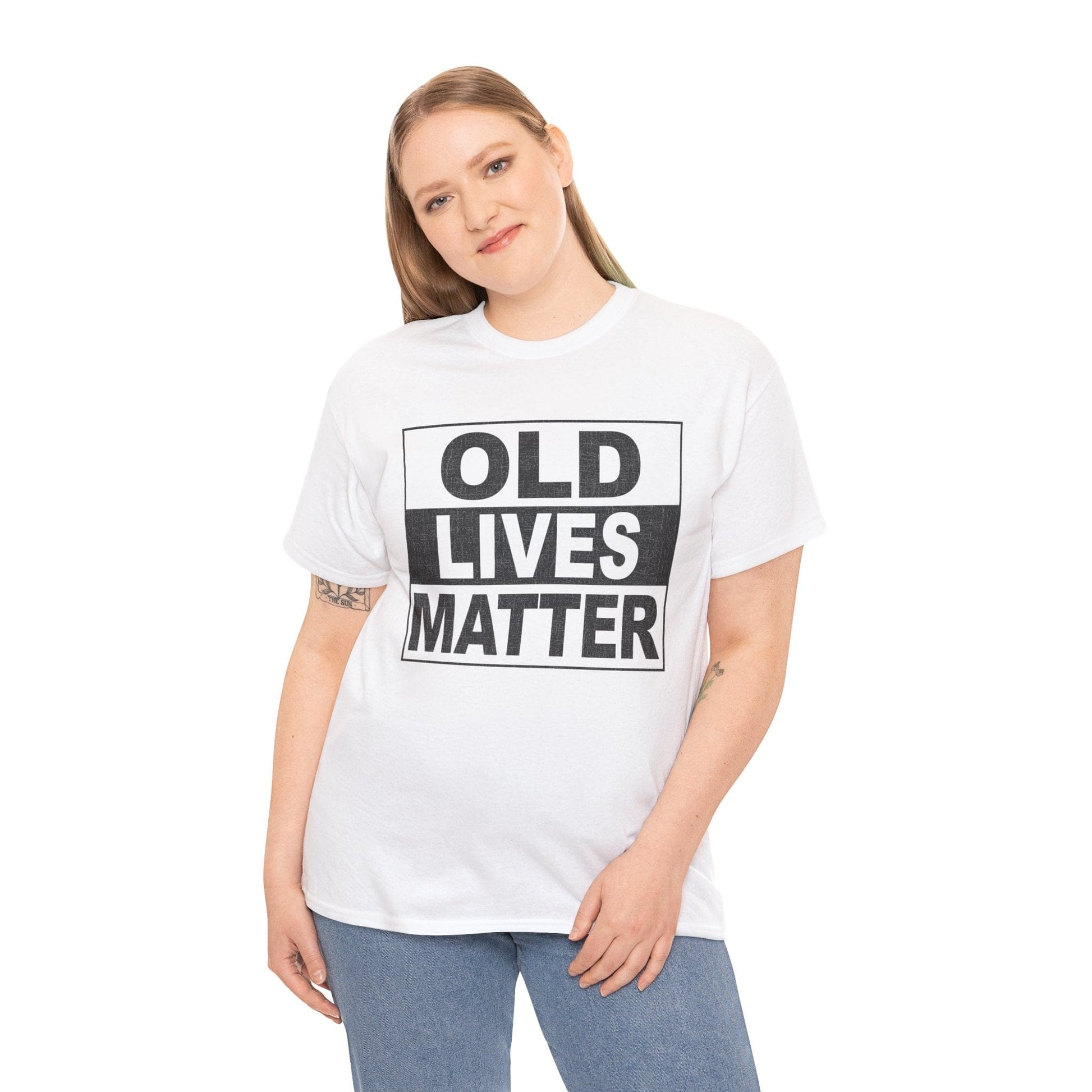 Old Lives Matter Graphic Tee Graphic Tees Australia Graphic T-Shirt Australia -  Cool Graphic T-Shirts Online -  Old Lives Matter T-Shirt | Cool Graphic Tees Australia