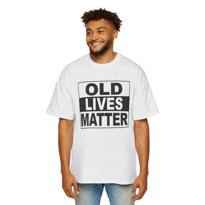 Old Lives Matter Oversized Tee Graphic Tees Australia White / S Graphic T-Shirt Australia -  Cool Graphic T-Shirts Online -  Old Lives Matter Oversized Tee | Cool T-Shirts Australia Online