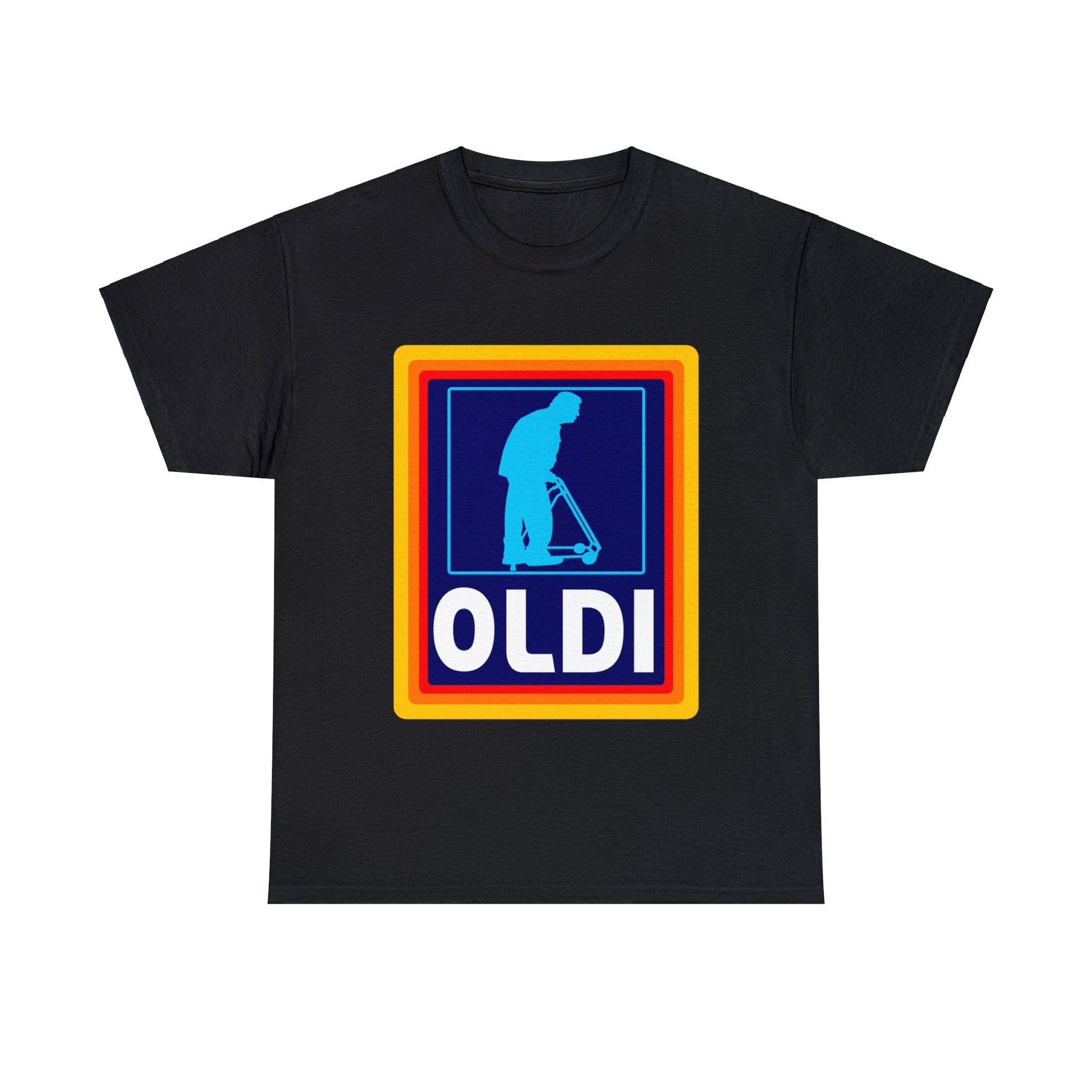 Oldi Aldi Graphic Tee Graphic Tees Australia Black / S Graphic T-Shirt Australia -  Cool Graphic T-Shirts Online -  Oldi Aldi Graphic Tee | Funny Graphic T-Shirts Australia