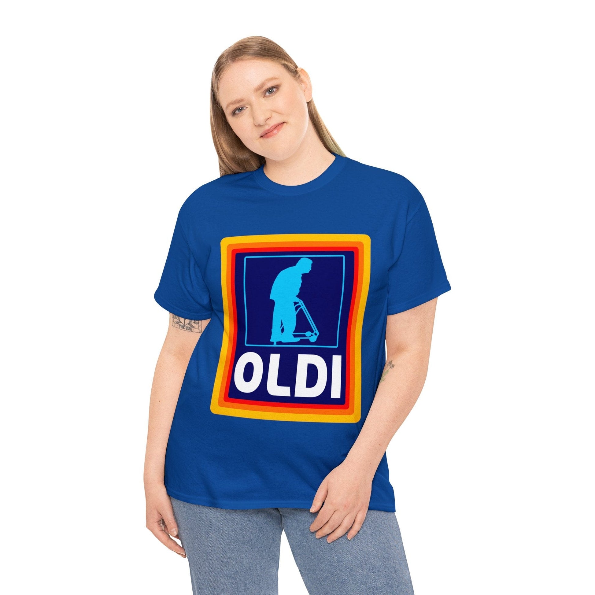 Oldi Aldi Graphic Tee Graphic Tees Australia Graphic T-Shirt Australia -  Cool Graphic T-Shirts Online -  Oldi Aldi Graphic Tee | Funny Graphic T-Shirts Australia