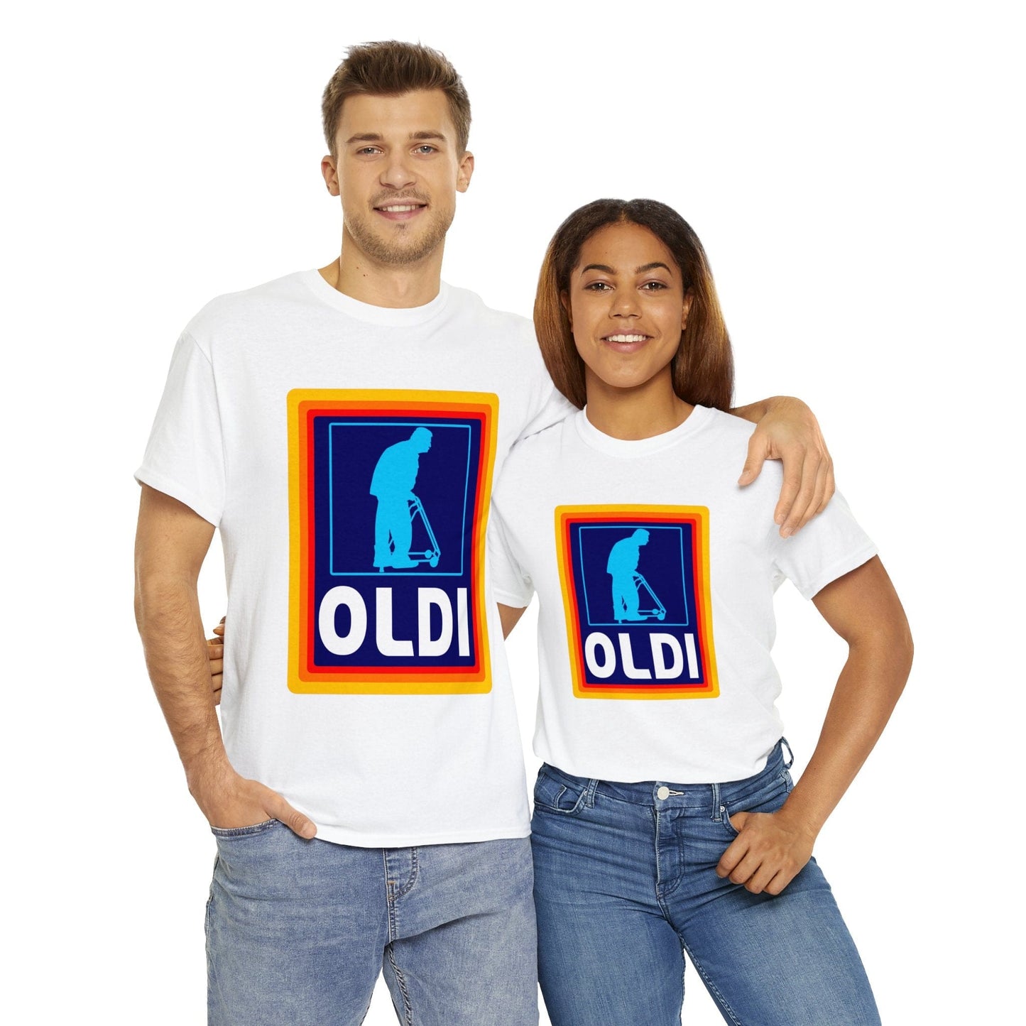 Oldi Aldi Graphic Tee Graphic Tees Australia Graphic T-Shirt Australia -  Cool Graphic T-Shirts Online -  Oldi Aldi Graphic Tee | Funny Graphic T-Shirts Australia