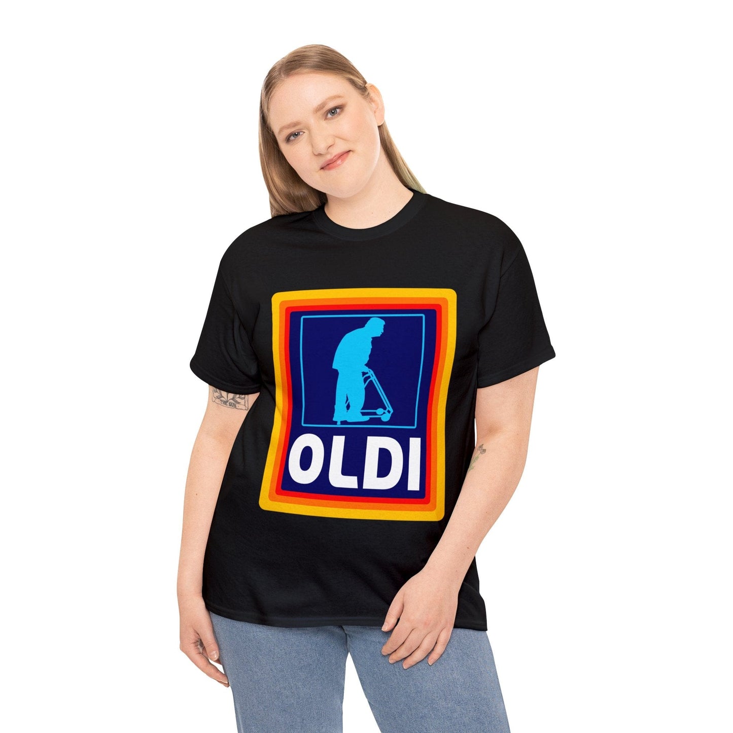 Oldi Aldi Graphic Tee Graphic Tees Australia Graphic T-Shirt Australia -  Cool Graphic T-Shirts Online -  Oldi Aldi Graphic Tee | Funny Graphic T-Shirts Australia