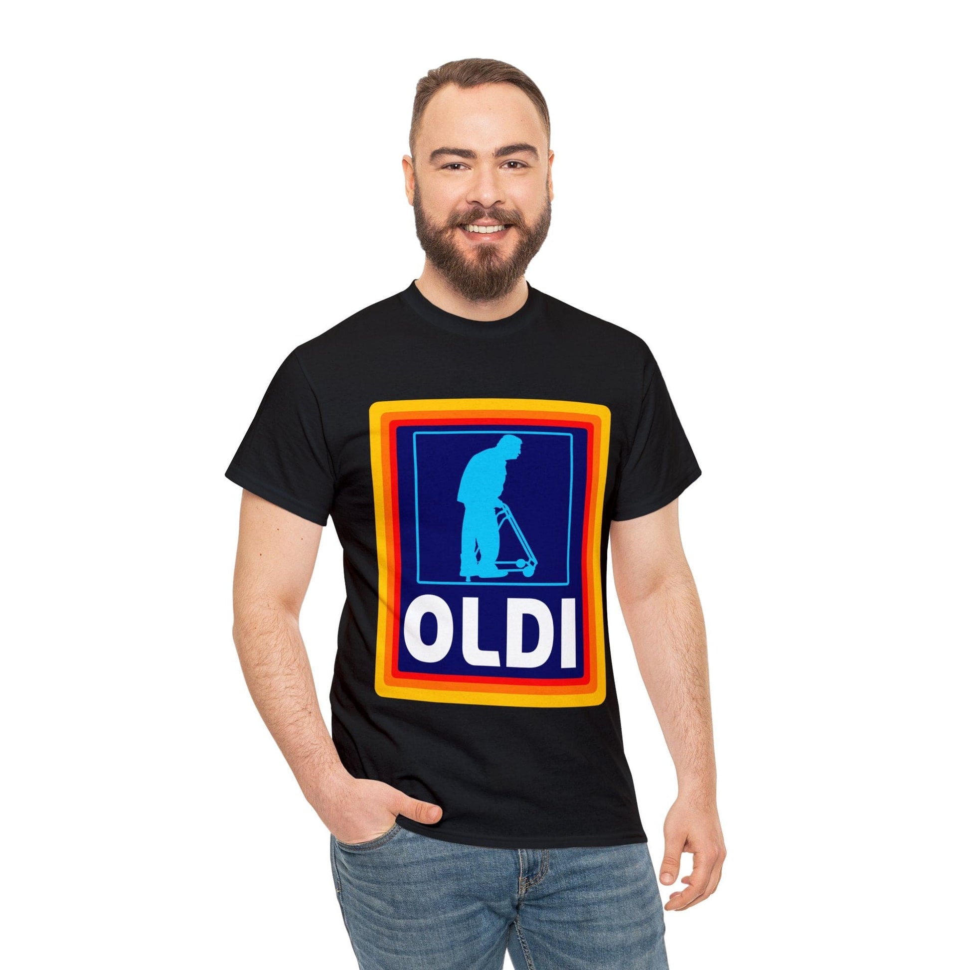 Oldi Aldi Graphic Tee Graphic Tees Australia Graphic T-Shirt Australia -  Cool Graphic T-Shirts Online -  Oldi Aldi Graphic Tee | Funny Graphic T-Shirts Australia