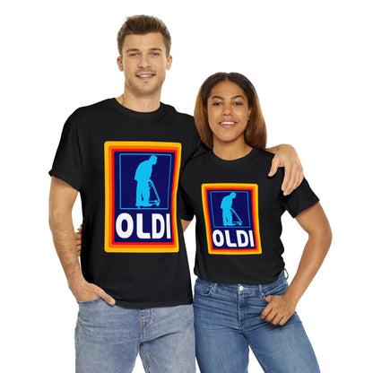 Oldi Aldi Graphic Tee Graphic Tees Australia Graphic T-Shirt Australia -  Cool Graphic T-Shirts Online -  Oldi Aldi Graphic Tee | Funny Graphic T-Shirts Australia