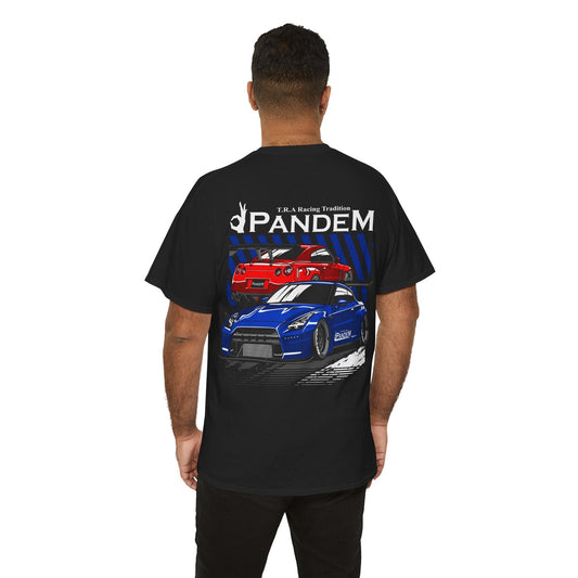 Pandem Nissan GTR-35 Graphic Tee Graphic Tees Australia Black / S Graphic T-Shirt Australia -  Cool Graphic T-Shirts Online -  Pandem Nissan GTR 35 T-Shirt | Car Racewear Mortorsport T-Shirts Au