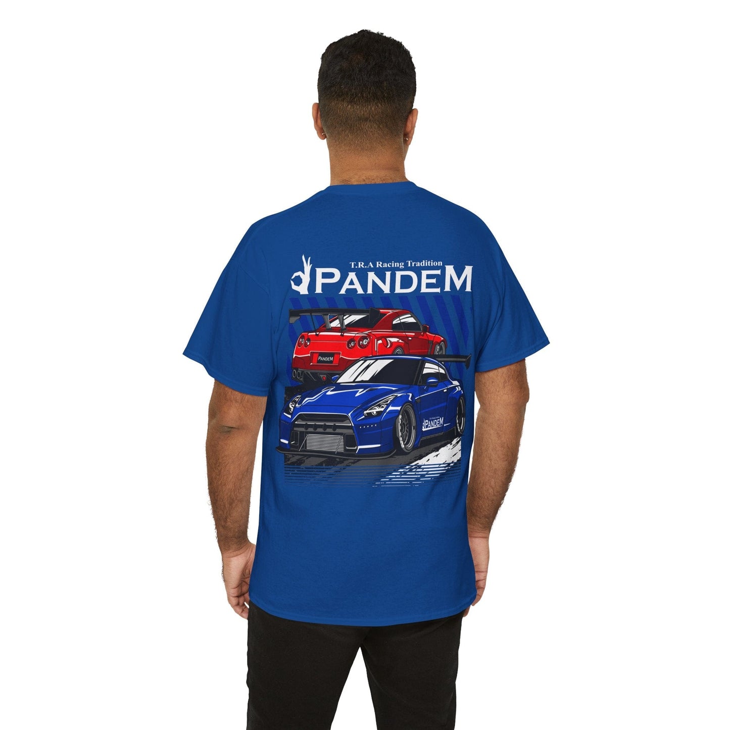 Pandem Nissan GTR-35 Graphic Tee Graphic Tees Australia Royal / S Graphic T-Shirt Australia -  Cool Graphic T-Shirts Online -  Pandem Nissan GTR 35 T-Shirt | Car Racewear Mortorsport T-Shirts Au