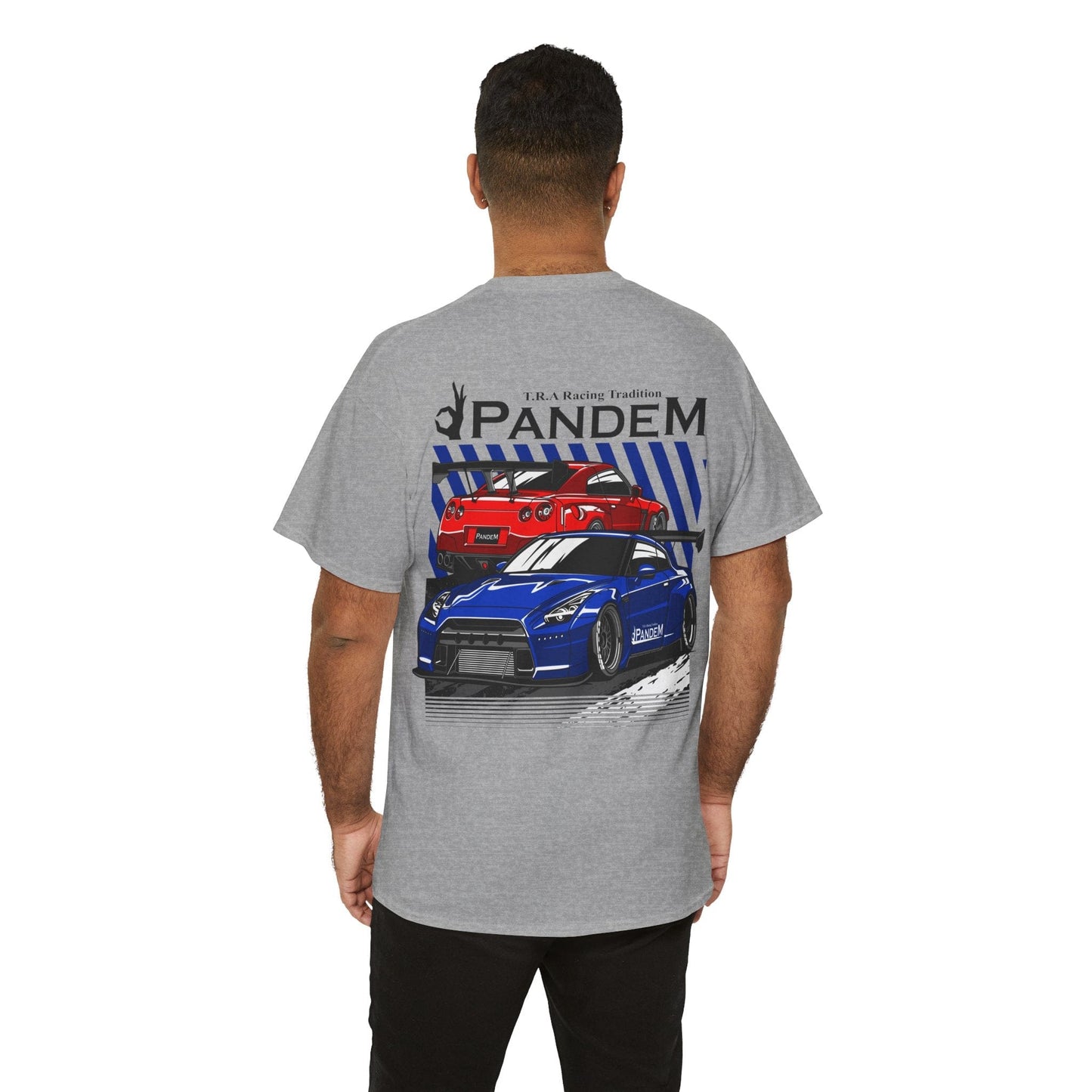 Pandem Nissan GTR-35 Graphic Tee Graphic Tees Australia Sport Grey / S Graphic T-Shirt Australia -  Cool Graphic T-Shirts Online -  Pandem Nissan GTR 35 T-Shirt | Car Racewear Mortorsport T-Shirts Au