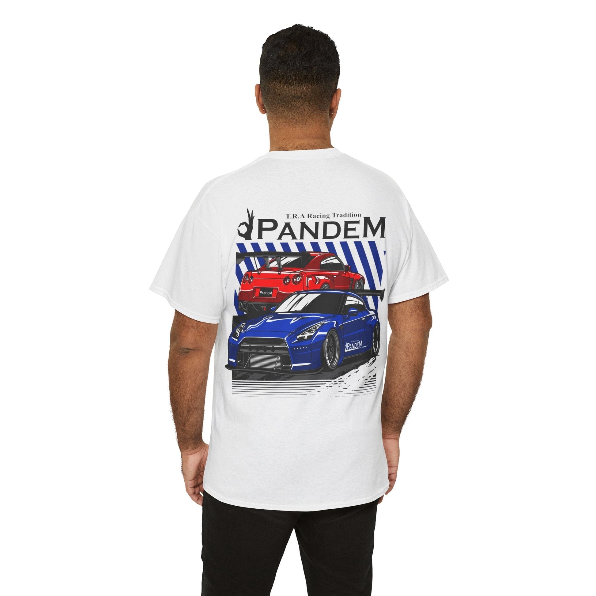 Pandem Nissan GTR-35 Graphic Tee Graphic Tees Australia White / S Graphic T-Shirt Australia -  Cool Graphic T-Shirts Online -  Pandem Nissan GTR 35 T-Shirt | Car Racewear Mortorsport T-Shirts Au