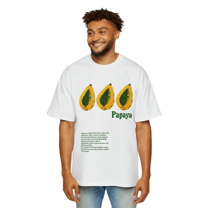 Papaya Oversized Tee Graphic Tees Australia White / S Graphic T-Shirt Australia -  Cool Graphic T-Shirts Online -  Papaya Oversized Tee | Retro & Vintage T-Shirt Australia