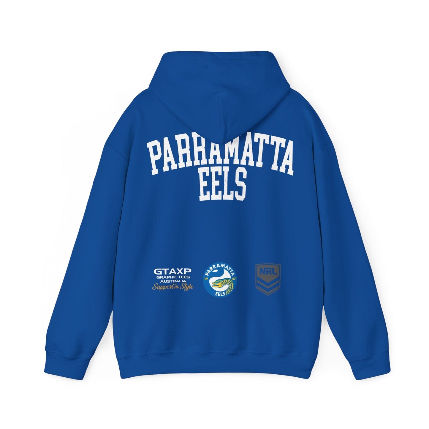 Parramatta Eels NRL Hoodie Printify Graphic T-Shirt Australia -  Cool Graphic T-Shirts Online - 