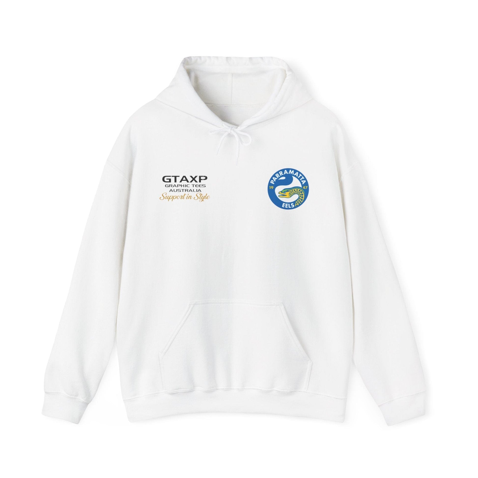 Parramatta Eels NRL Hoodie Printify Graphic T-Shirt Australia -  Cool Graphic T-Shirts Online - 